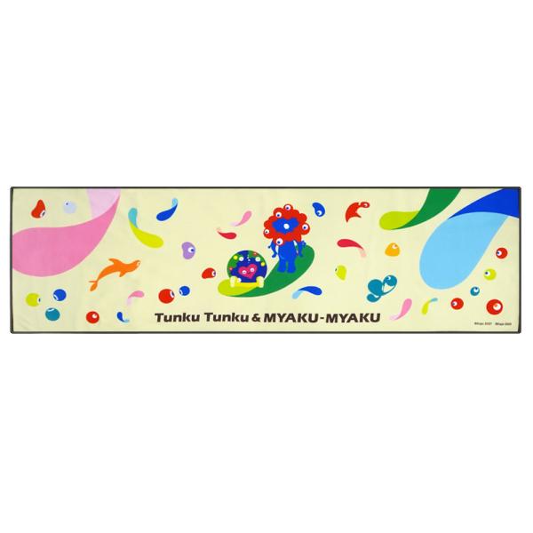 トゥンクトゥンク＆ミャクミャク タオルフラッグ なかよし クリーム 2027年国際園芸博覧会公式ライ...