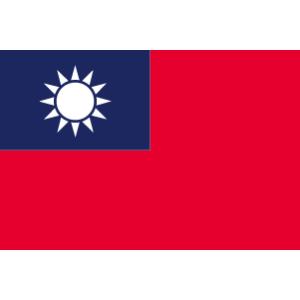 【レンタル　国旗セット3泊4日】台湾（中華民国）国旗セット（90×135ｃｍ・ポール・スタンド付き）｜tospashop