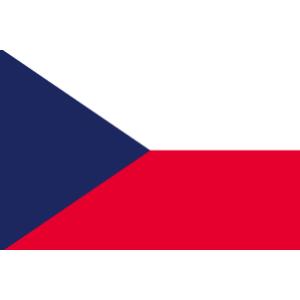【レンタル　国旗セット3泊4日】　チェコ国旗セット（90×135ｃｍ・ポール・スタンド付き）｜tospashop