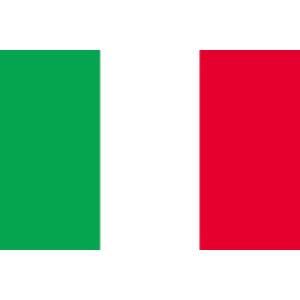 TOSPA  イタリア国旗セット 高級アルミ合金パーツ付き｜tospashop
