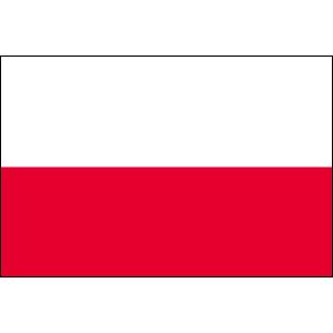 TOSPA  ポーランド国旗セット 高級アルミ合金パーツ付き