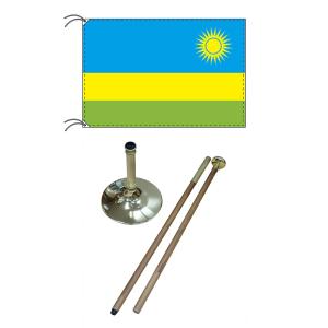 必要品 ルワンダ国旗90 135ｃｍ スタンド ポール 国旗玉セット クリスマス特集