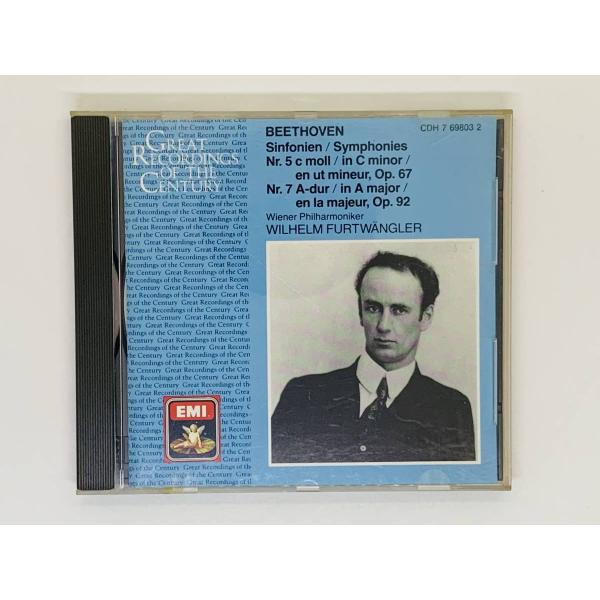 即決CD BEETHOVEN SYMPHONIES 5 &amp; 7 / FURTWANGLER / EM...