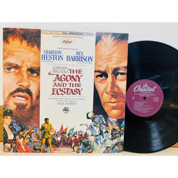 即決LP THE AGONY AND THE ECSTASY 華麗なる激情 アレックス・ノース Al...