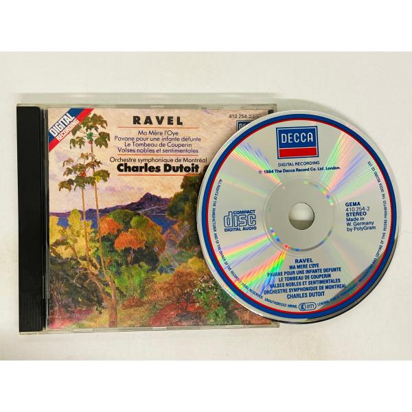 即決CD 西独盤 蒸着仕様 デュトワ ラヴェル 管弦楽作品集 マ・メール・ロワ RAVEL ORCH...