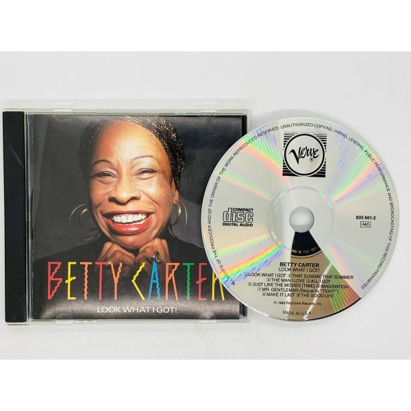 即決CD BETTY CARTER / LOOK WHAT I GOT / ベティカーター / VE...