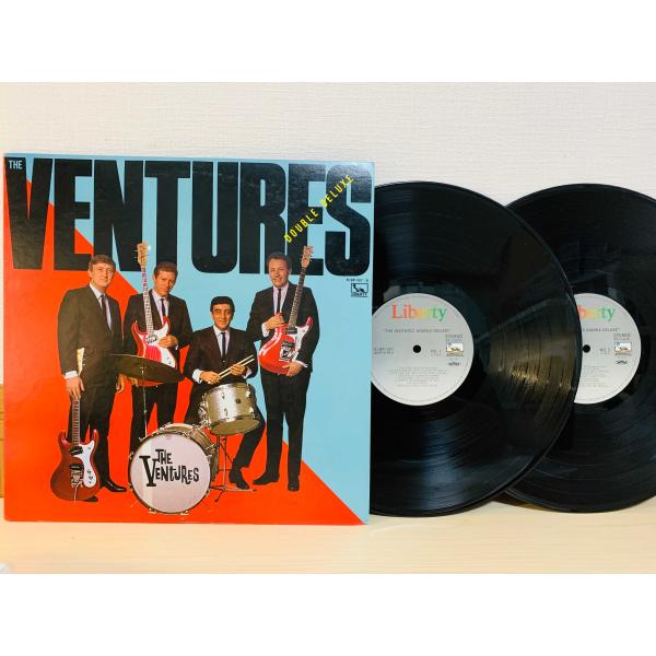 即決2LP THE VENTURES DOUBLE DELUXE / ベンチャーズ ダブル・デラック...