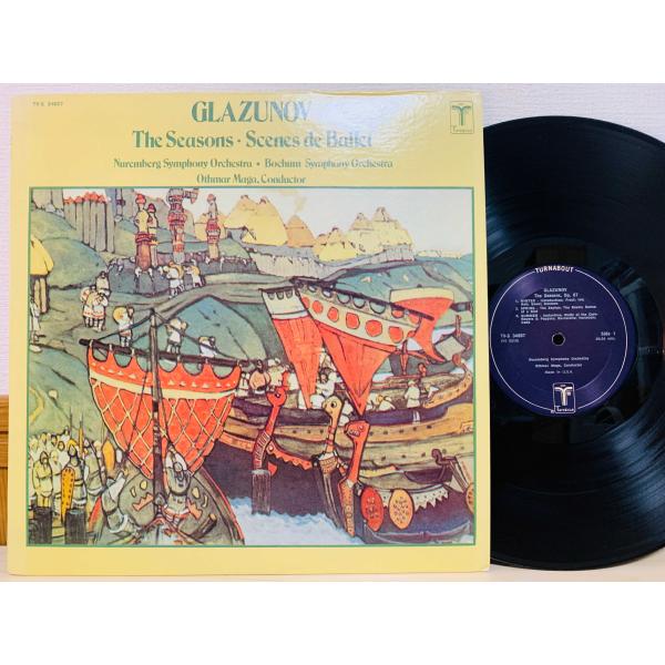 即決LP 米盤 GLAZUNOV The Seasons Op. 67 / Othmar Maga ...