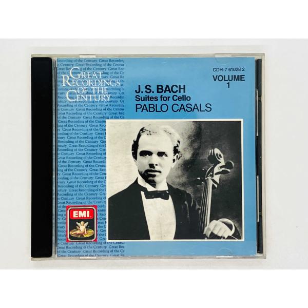 即決CD PABLO CASALS・BACH SUITES FOR CELLO VOL.1 / パブ...