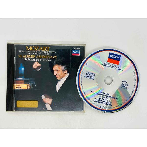 即決CD 西独盤 モーツァルト ピアノ協奏曲 第15番 第16番 アシュケナージ 指揮 W.Germ...
