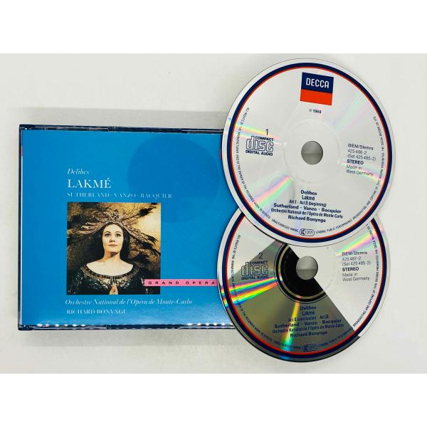 即決2CD ドリーブ 「ラクメ」 ジョーン・サザーランド &amp; ボニング / DELIBES: LAK...