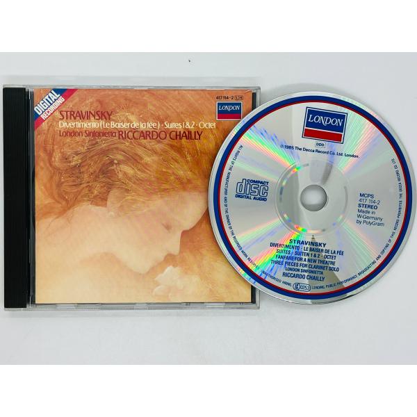 即決CD 西独盤 蒸着仕様 Stravinsky Divertimento / SUITES 1 &amp;...