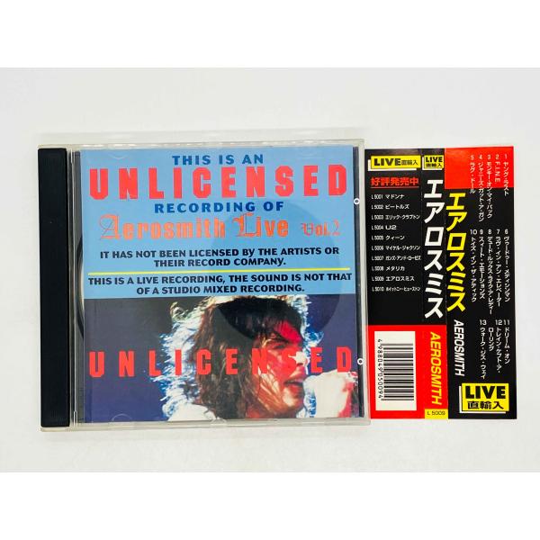 即決CD AEROSMITH LIVE 2 / エアロスミス / UNLICENSED △ 帯付き ...