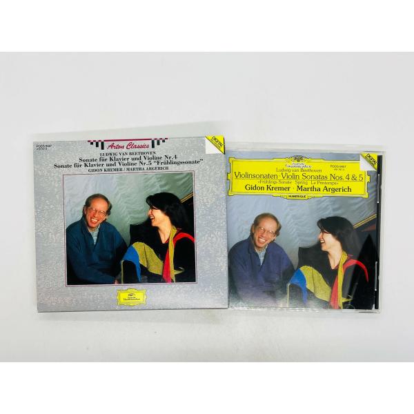即決CD クレーメル アルゲリッチ ベートーヴェン スプリング・ソナタ第4 &amp; 5番 Kremer ...
