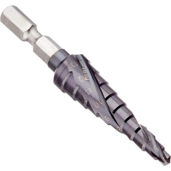 マキタ(makita) スパイラルステップドリル A-60408 六角軸 穴あけサイズ10段(4・5...