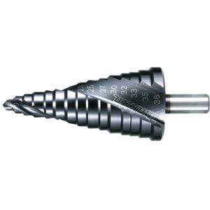 マキタ(makita) スパイラルステップドリル A-60436 ストレート軸 穴あけサイズ15段(...