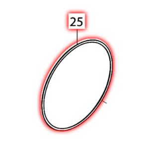 マキタ(makita) 部品 充電式サイクロンクリーナー CL286FD用 Oリング72 図番025 1個 213884-9