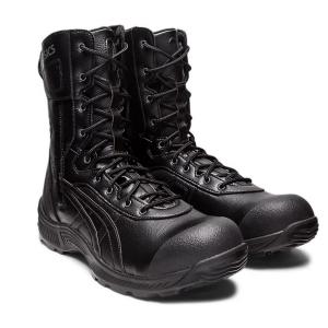 ASICS(アシックス) ウィンジョブ CP405 ブラック×ブラック サイズ 27.0 半 長靴 ファスナータイプ 安全 作業靴 安全靴 1273A061-001 27.0