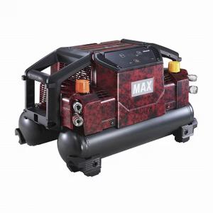 マックス(MAX) 高圧/常圧エアコンプレッサー AK-HL1310E-J 限定色 ジュラシックレッド【高圧×2/常圧×2】45気圧/11L/16kg ZT92314 MAX製品保証付き