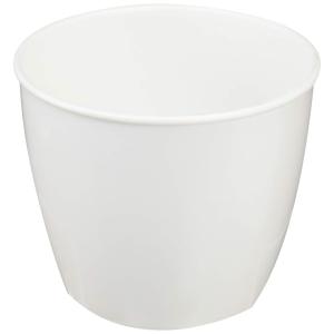 大和プラスチック プラントポット 丸2号 0.12L ホワイト 奥行70mm