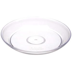 大和プラスチック クリアプレート 4号 クリア 直径120mm×高さ16mm スチロール製