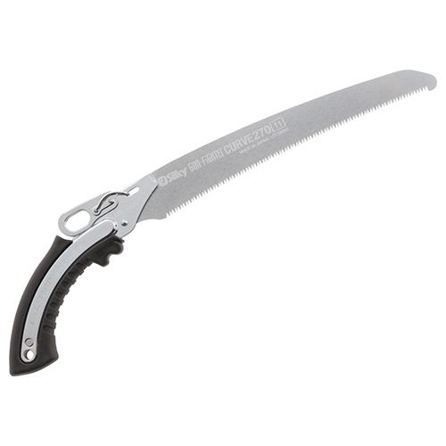 シルキー(Silky) 替刃式のこぎり ガンファイターカーブ　鞘付き　本体　270mm　472-27...
