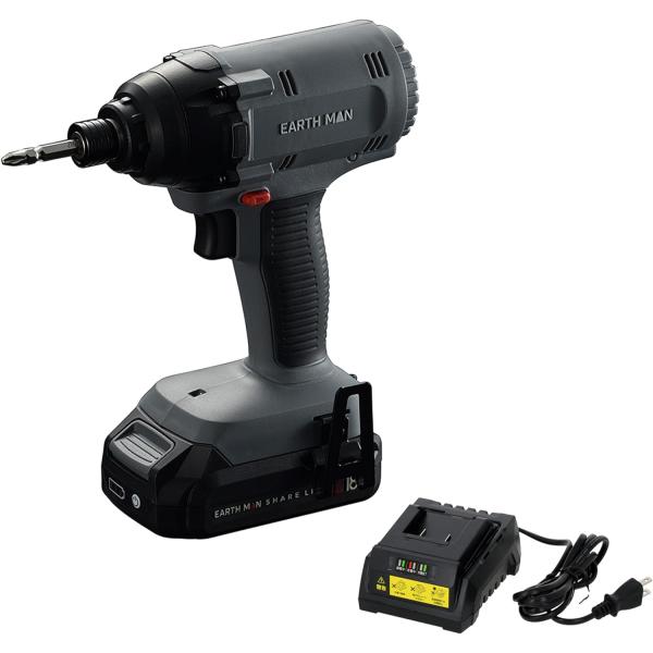 高儀 EARTH MAN(アースマン) 18V 充電式 インパクトドライバー SL-IDR180-A...