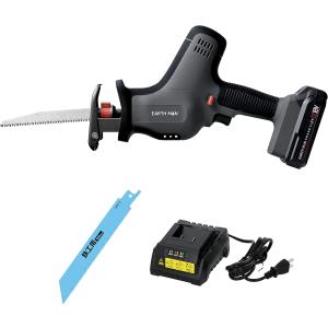 高儀 EARTH MAN(アースマン) 18V 充電式 ハイパワー 電気のこぎり SL-DN150-AS バッテリー/充電器セット SHARE LINK