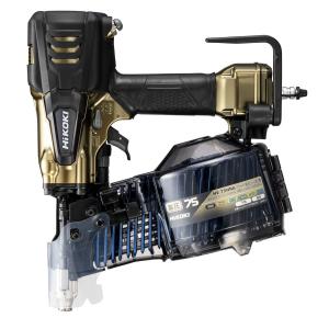 HiKOKI(ハイコーキ) 高圧ロール釘打機 NV75HRA N スマートノーズ仕様 軽量2.4kg 高さ295mm 空気消費量2.3L