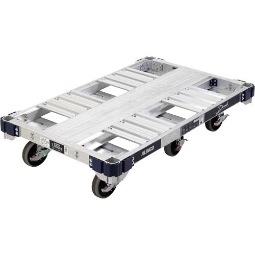 【法人限定】ALINCO(アルインコ) アルミ製台車 MTR 1トン 6輪 荷台寸法 750×120...