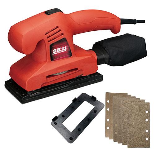 SK11(藤原産業) オービタルサンダー コード式 200W SWS-200AC 木工 仕上げ 研磨...