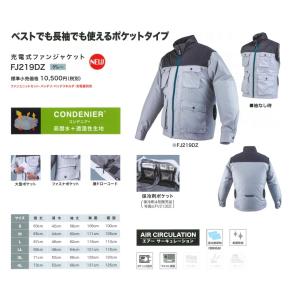 マキタMakita 空調服 迷彩柄 3Lサイズ マキタ（makita） 空調服 FJ219DZ ファンジャケット 【3Lサイズ