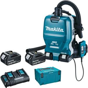 マキタ(makita) VC265DZ+A-68317 充電式背負いクリーナー 18V+18V=36V パワーソースキットSH1セット 集塵容量2.0L【バッテリー/充電器セット】｜total-homes