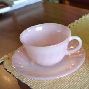 ファイヤーキング ピンクスワール カップ ソーサー Xponent Se