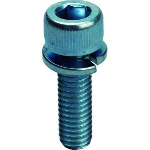 TRUSCO ばね座金組込六角穴付ボルト スチール M10X45 5本入