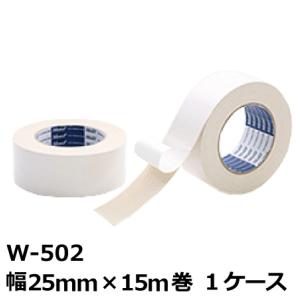 布両面テープ 古藤工業 W-502 厚手タイプ（白）幅25mm×長さ15m×厚さ0.55mm (60巻入) ケース売り［HK］｜totallife