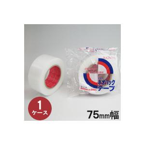 樹脂クロステープ クリアー 18巻入り まとめ買い スリオンテック 布テープ No.3420 75m...