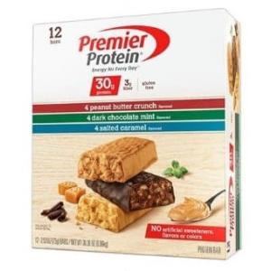Premier Protein プレミアプロテインバー　12本入りバラエティーパック　賞味期限2019年8月29日