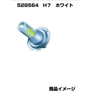 H7LEDバルブ COBタイプ　ホワイト　１２/２４V共用　1個入り｜totocar