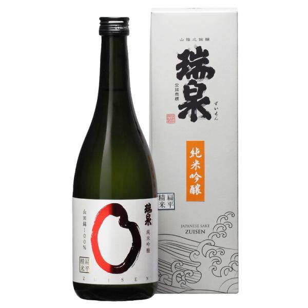 瑞泉 純米吟醸 扁平精米 720ml 箱入 日本酒 鳥取 地酒 高田酒造場