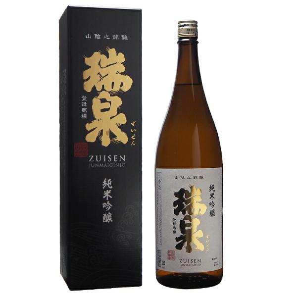 【包装無料】瑞泉 純米吟醸 1800ml 箱付 日本酒 鳥取 地酒 ギフト お歳暮 父の日 お中元 ...