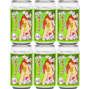 【公式】鳥取県産二十世紀梨チューハイ 果汁11パーセント 350ml×6本 林兼太郎商店（鳥取県のリキュール）