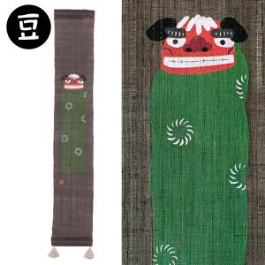 豆タペストリー 三色雛 ひな祭り 雛人形 桃の節句 京都 洛柿庵 日本製