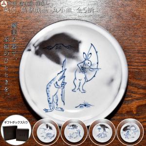 京焼 清水焼 陶あん 色絵付け 小皿 楕円皿(白地×乾山写し波紋) : 陶