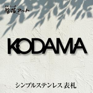 表札 ステンレス 戸建 おしゃれ  アイアン（sus切り文字表札 sus2アバンギャルド 縦60mm横300mm ）スタイリッシュ モダン シャープ アルファベット サイズ変更可