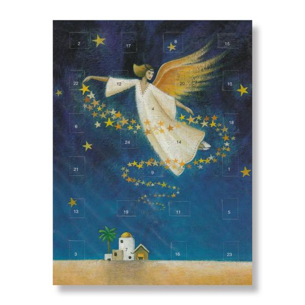 訳あり クリスマス アドベントカレンダー 天使とベツレヘム 封筒つき メール便OK