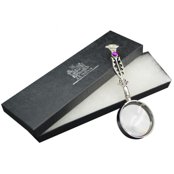 手持ちルーペ あざみ 英国製 A.E.Williams