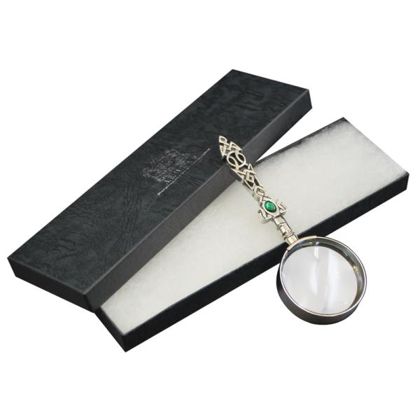 手持ちルーペ オープンケルティックノット 英国製 A.E.Williams