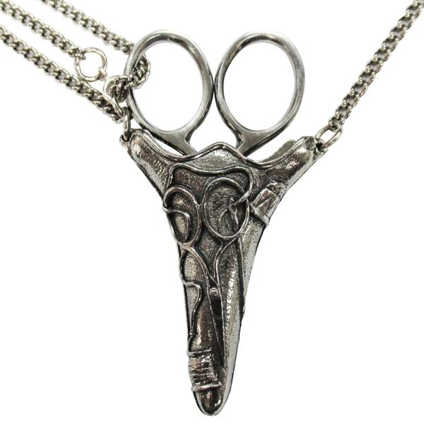 シザースネックレス ピューター製 英国 A.E.Williams