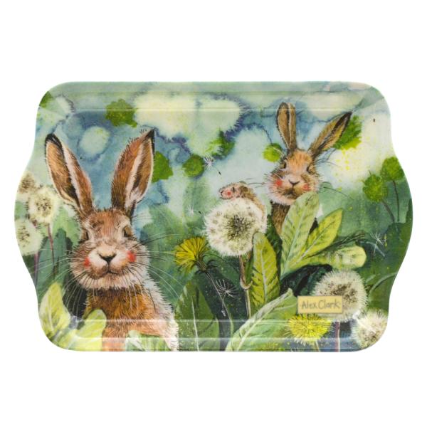 メラミントレイ お盆 トレー リトルラビット Alex Clark